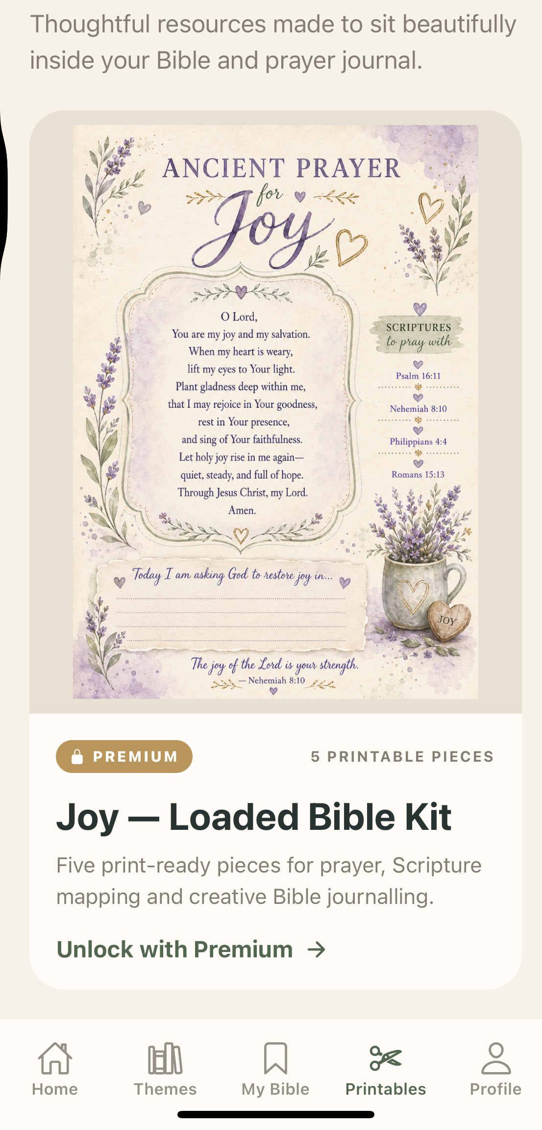 Joy Loaded Bible Kit for Premium members